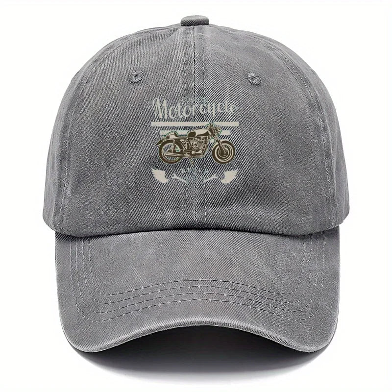 Vintage Moto Washed Baseball Cap