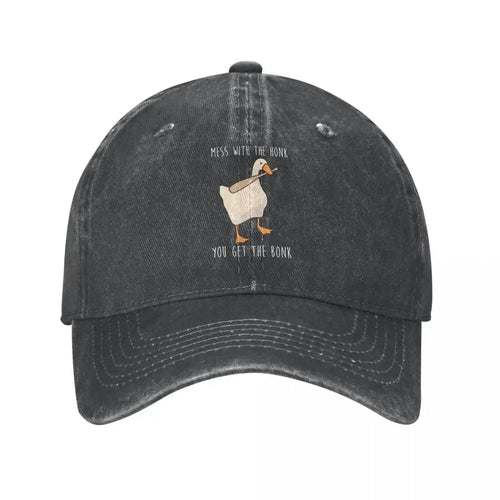Untitled Goose Game Honk Bonk Vintage Baseball Cap