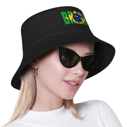 Brazil Flag Brasil Souvenirs Brazilian Fans Bucket Hat