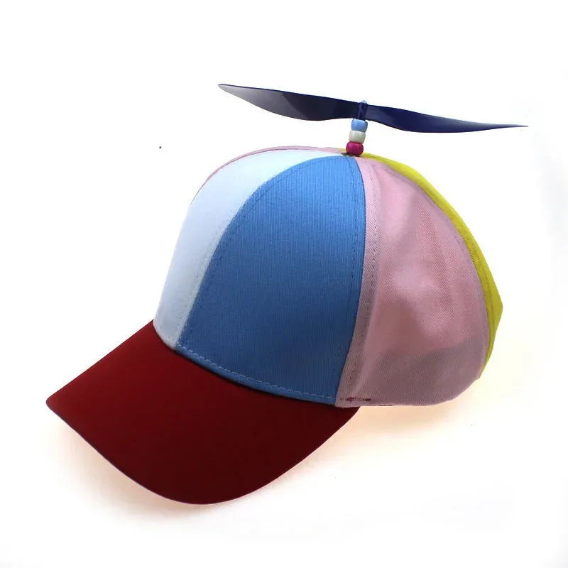 Fashion Colorful Bamboo Dragonfly Patchwork Baseball Cap Adult Size 52-61Cm