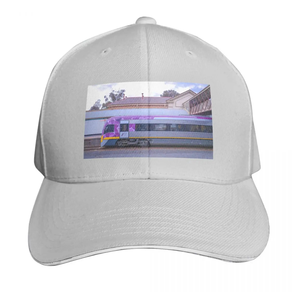 VLine Train Bendigo Vintage Baseball Cap