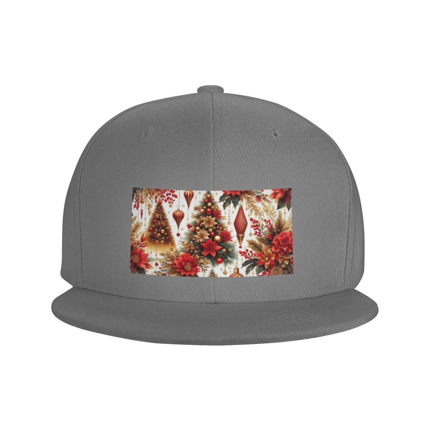 Fashion Wave Of Trees Holiday Pattern Snapback Cap