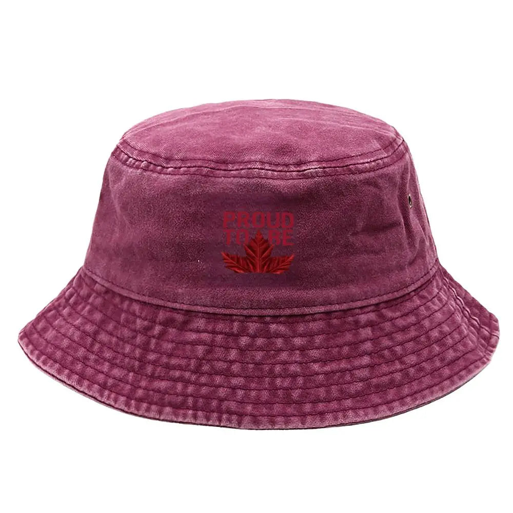 Canada Maple Leaf Bucket Hat Pride Style