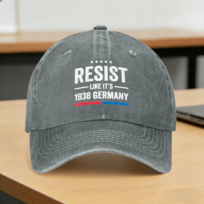 Resist 1938 Germany Vintage Baseball Cap