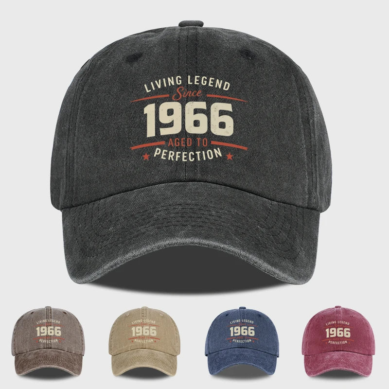 Living Legend 1966 Washed Baseball Cap