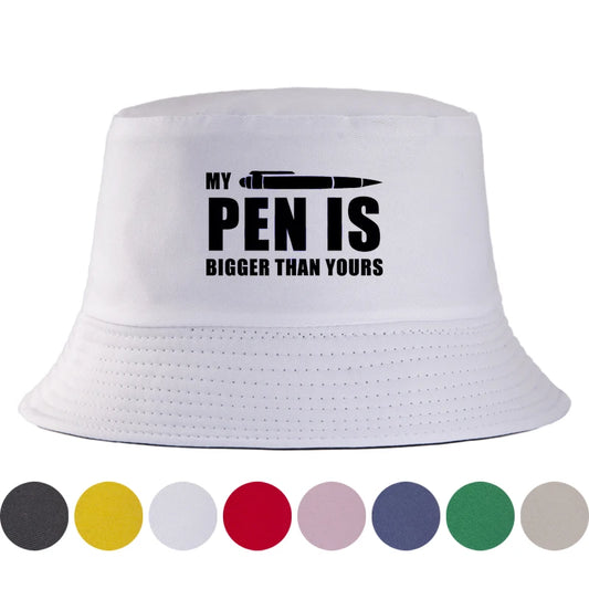 Funny Slogan Cotton Party Bucket Hat Unisex