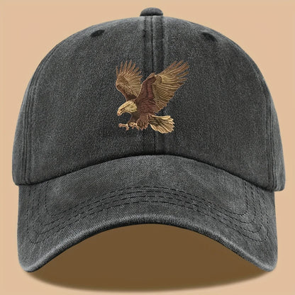 Eagle Print Outdoor Baseball Cap