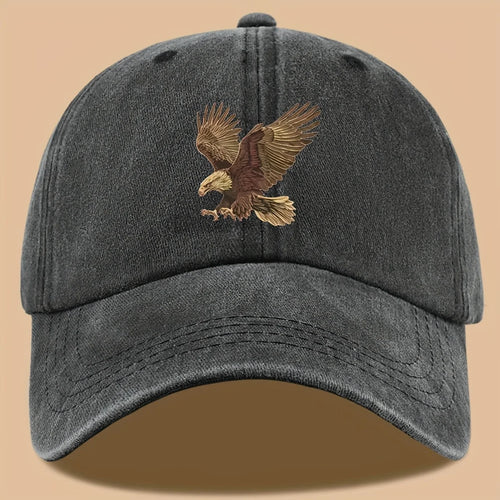 Eagle Print Outdoor Baseball Cap