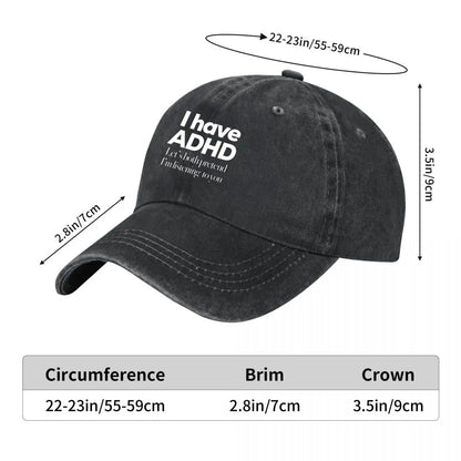 ADHD Pretend Listening Baseball Cap