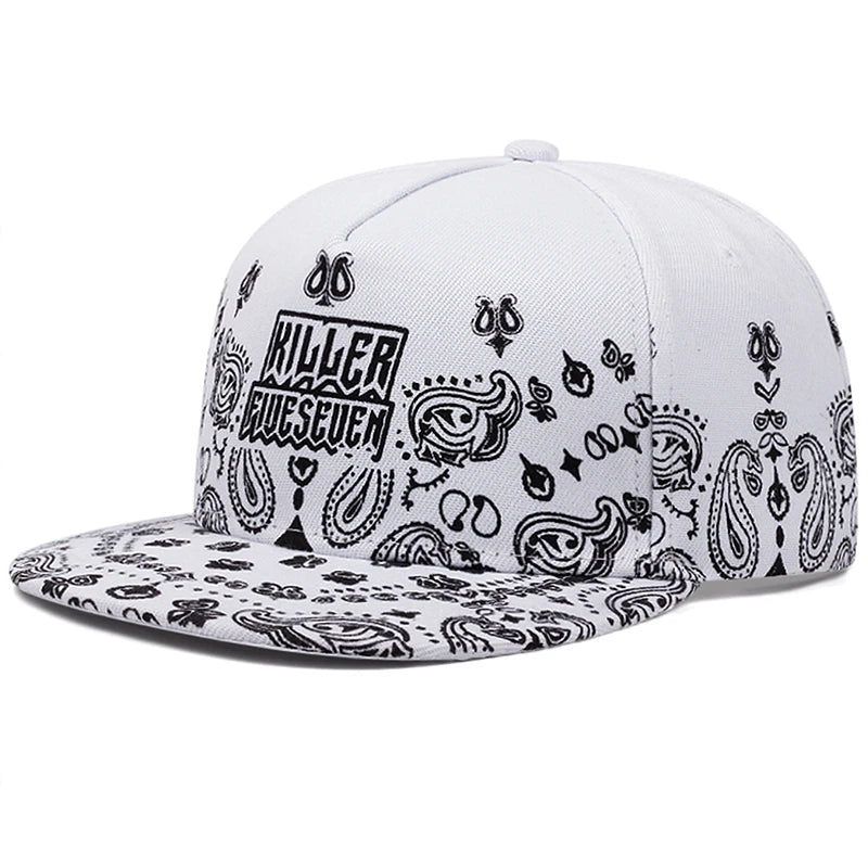 West Coast Floral Hip Hop Snapback Cap