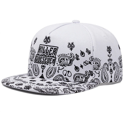 West Coast Floral Hip Hop Snapback Cap