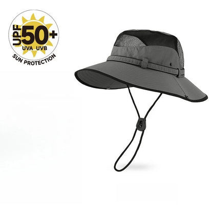 UPF 50+ Mesh Breathable Water-Resistant Bucket Hat