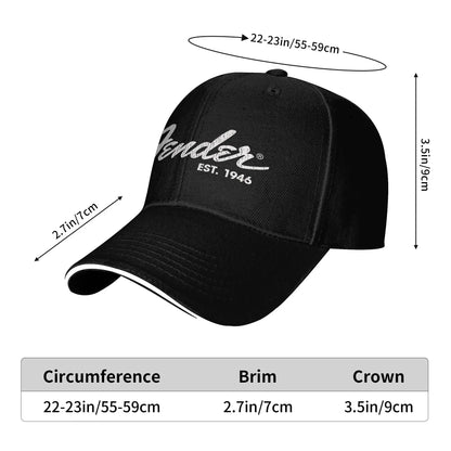 Fender Jimi Hendrix Electric Guitar Baseball Cap