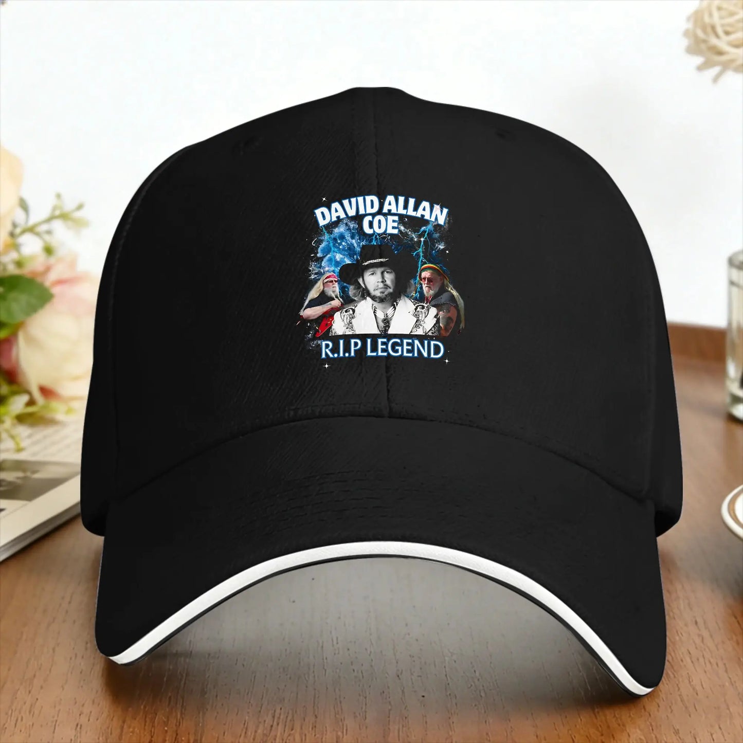 David Allan Coe Memorial Tribute Retro Baseball Cap