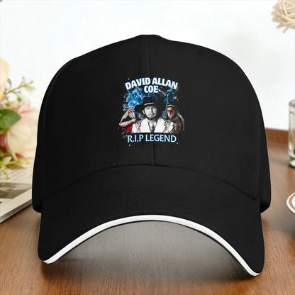 David Allan Coe Memorial Tribute Retro Baseball Cap