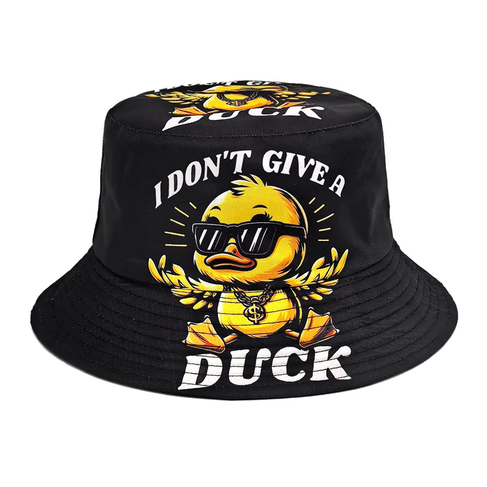 Funny Duck Print Panama Summer Sunscreen Sun Hat