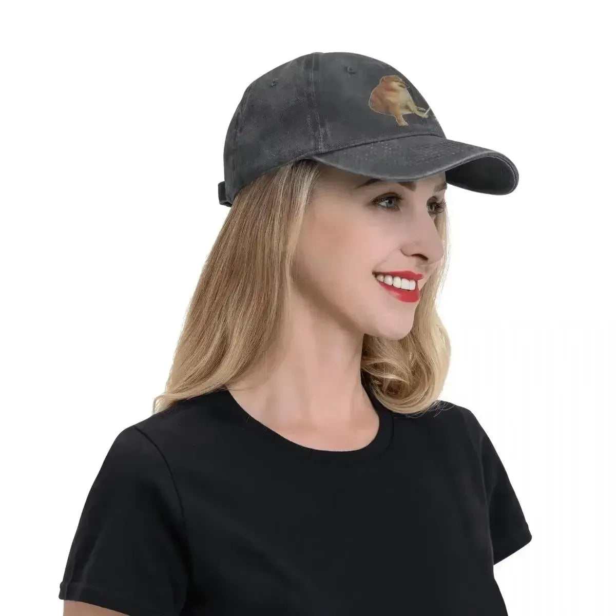 Bonk Dog Vintage Washed Baseball Cap