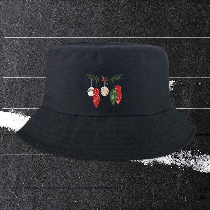 Christmas Couple Decorative Bucket Hat