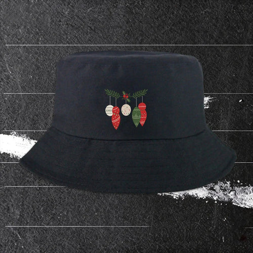 Christmas Couple Decorative Bucket Hat
