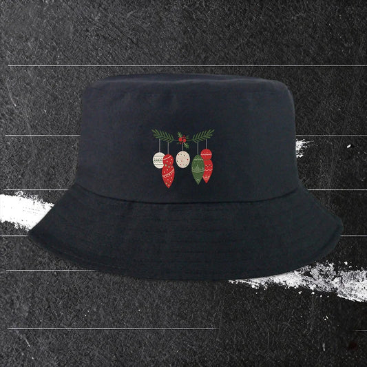 Christmas Couple Decorative Bucket Hat