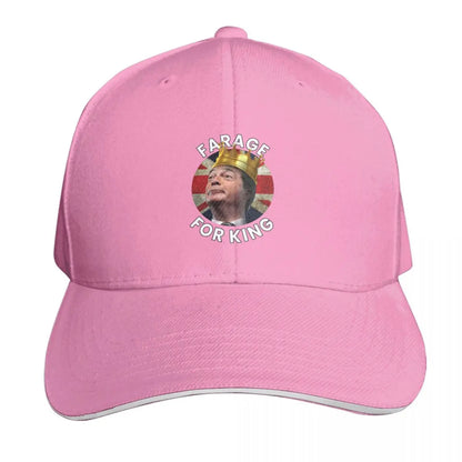 Nigel Farage For King Of Great Britain Baseball Cap