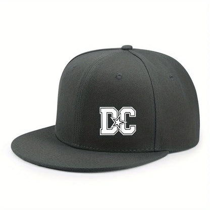 Letter Print Streetwear Adjustable Hip-Hop Snapback Cap
