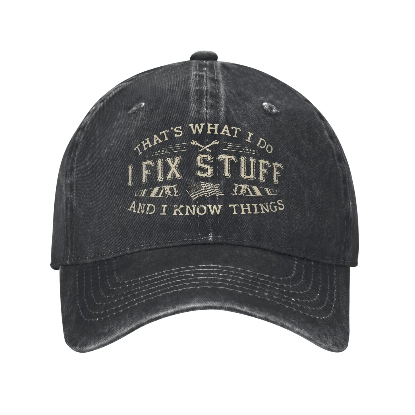 Funny Fix Stuff Baseball Cap