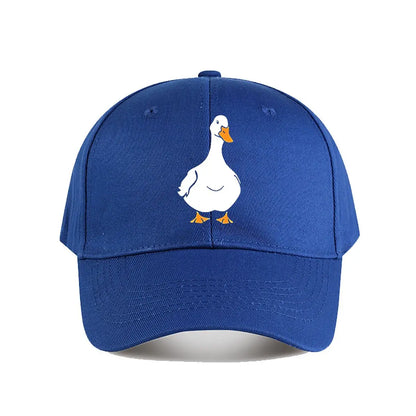 Cute Cartoon Duck Vinyl Sticker Baseball Cap