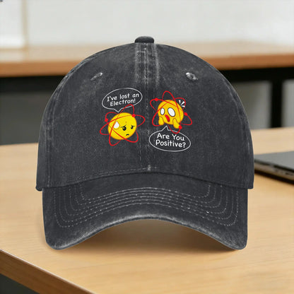 I Lost An Electron Chemistry Joke Trucker Baseball Cap