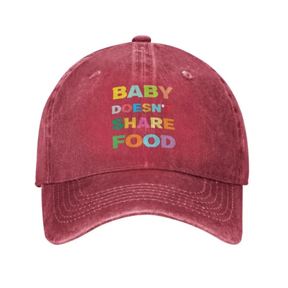 Baby Doesn't Share Food Vintage Baseball Cap