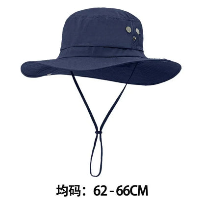 Foldable Wide Brim UV Protection Bucket Hat