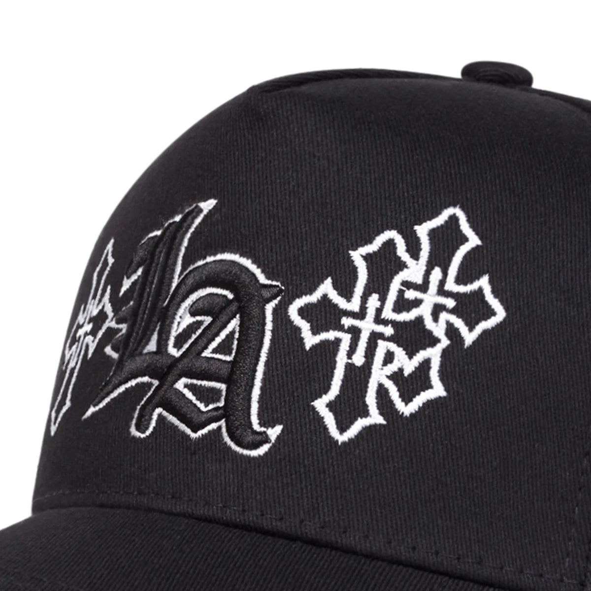Gothic LA Cross Letter Embroidery Baseball Cap