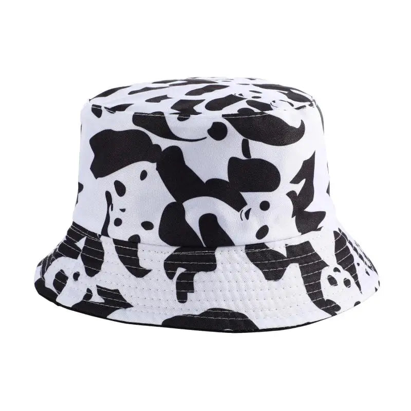 Bucket Hat Women Men Unisex Panda Printed Fisherman Cap
