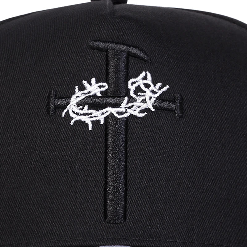 Iron Nail Embroidery Outdoor Baseball Cap