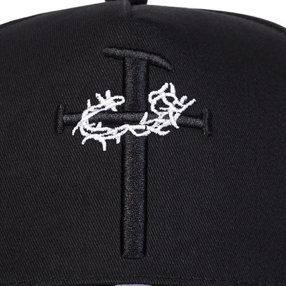 Iron Nail Embroidery Outdoor Baseball Cap