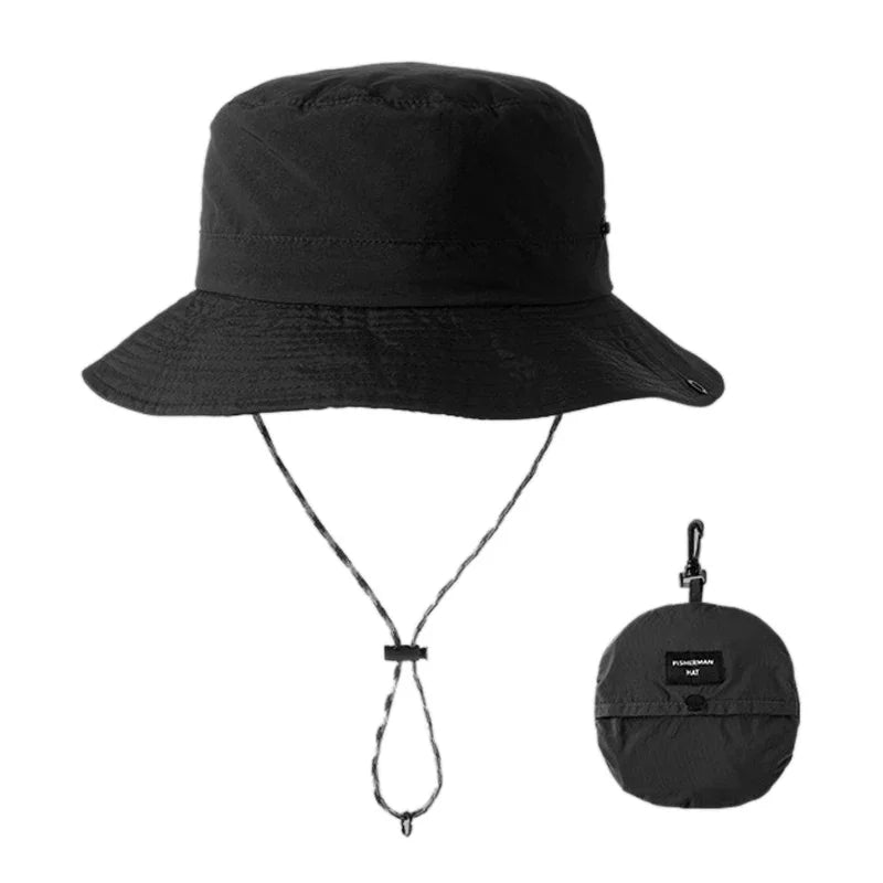 Foldable Waterproof 6cm Brim Outdoor Bucket Hat