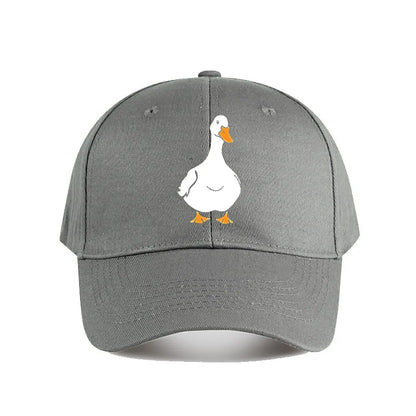 Cute Cartoon Duck Vinyl Sticker Baseball Cap
