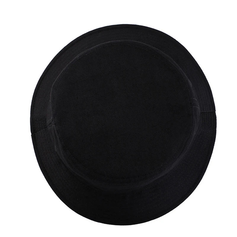 Solid Color Cotton Summer Bucket Hat
