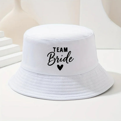Team Bride Bucket Hats Bridesmaid Hat Summer Beach
