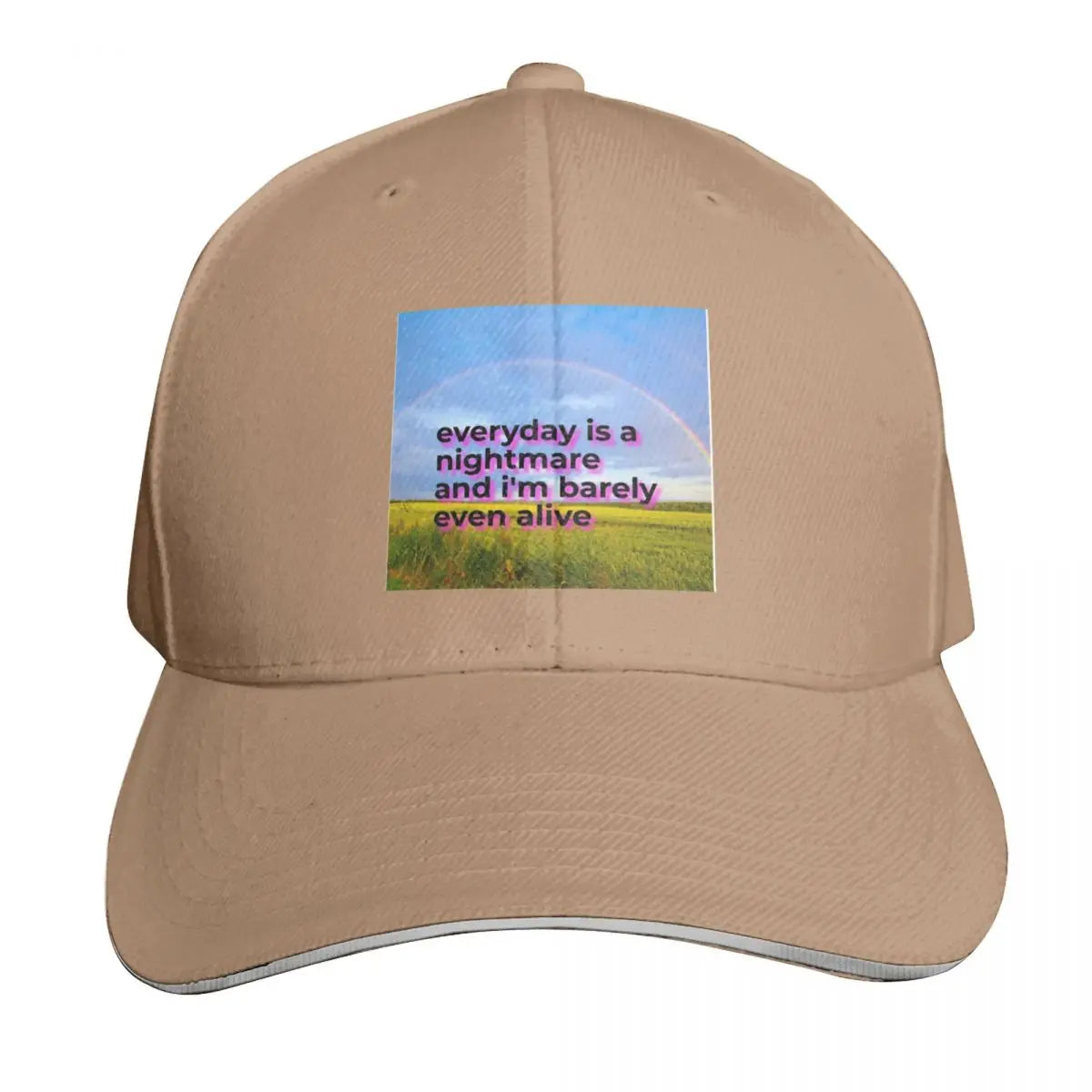 Inspirational Quote Low Profile Unstructured Baseball Cap