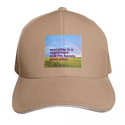 Inspirational Quote Low Profile Unstructured Baseball Cap