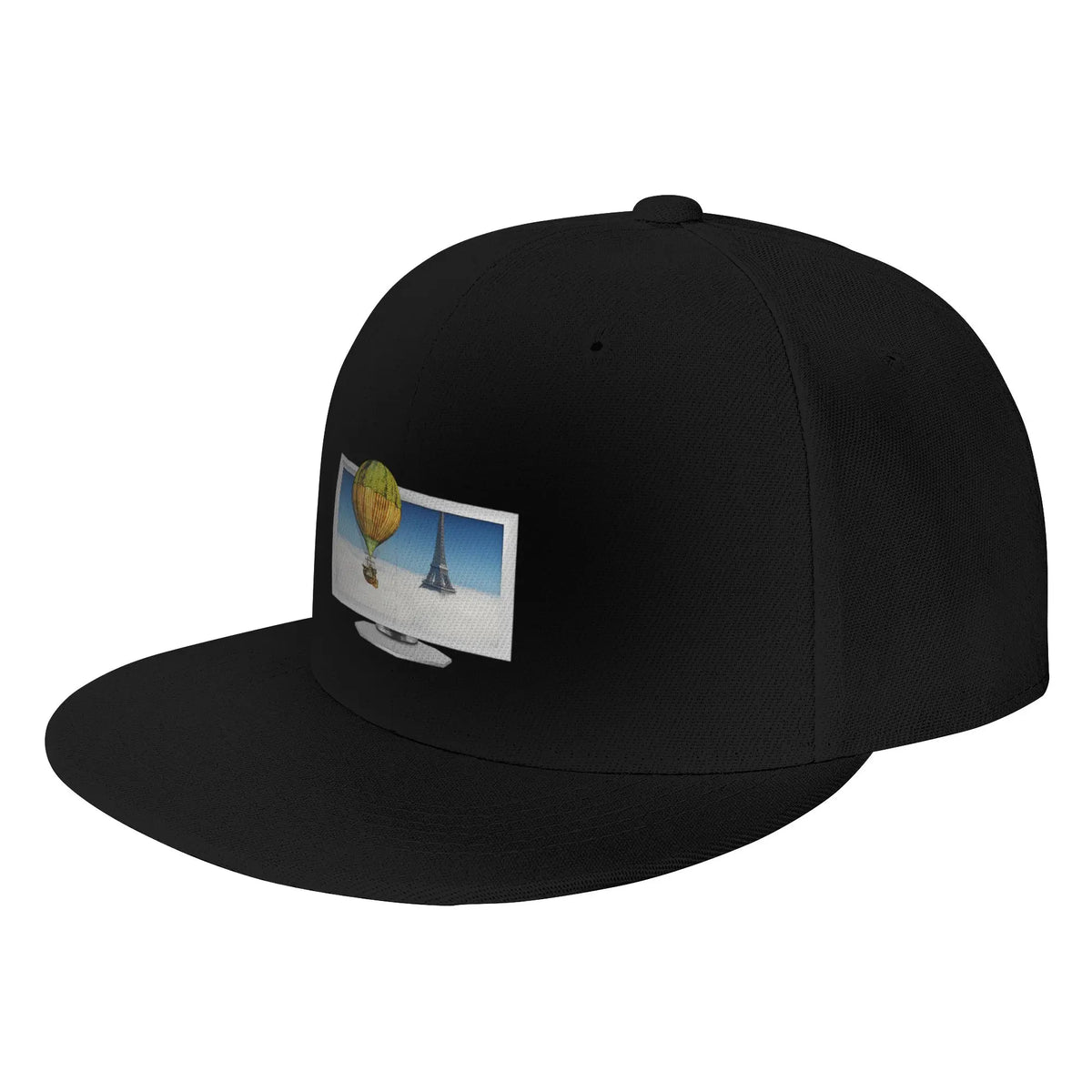 Fashion 3D TV Commuting Snapback Cap