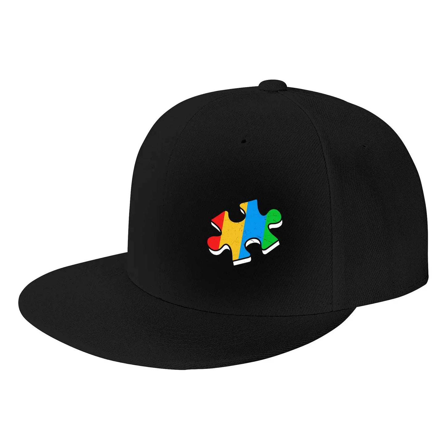Autism Puzzle Piece Snapback Cap Hat