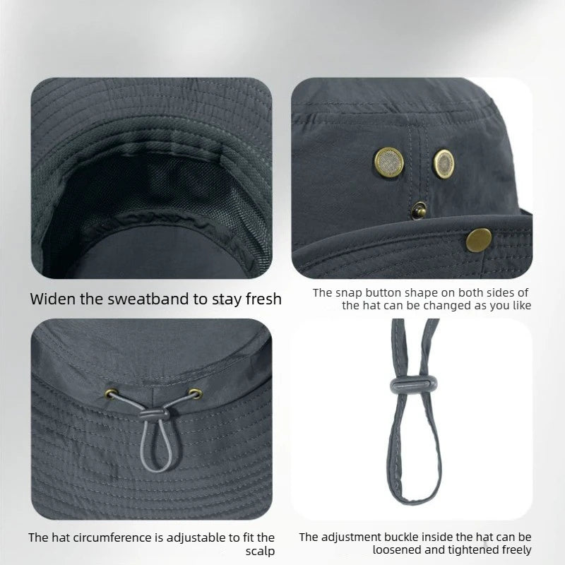 Large Size Waterproof UV Protection Bucket Hat
