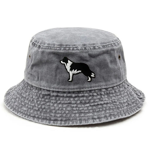 Vintage Border Collie Bucket Hat