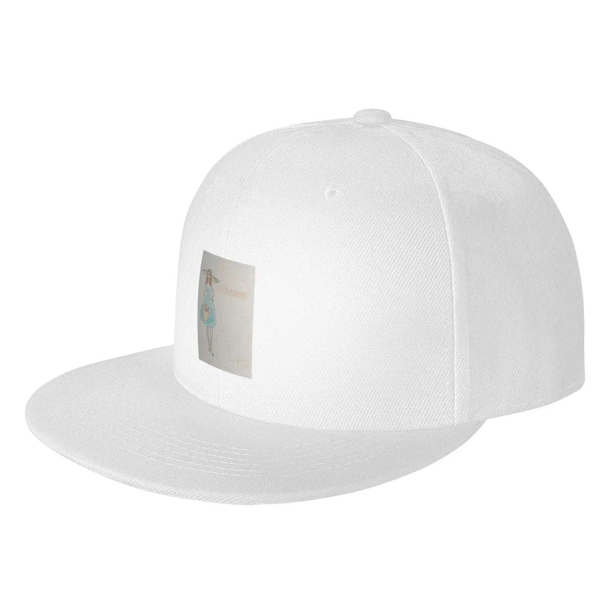 Roman Holiday Fashionista Flat Brim Snapback Cap