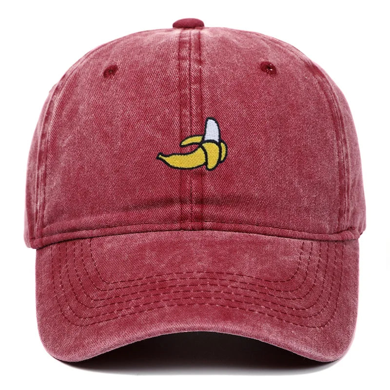 Banana Embroidered Baseball Hats