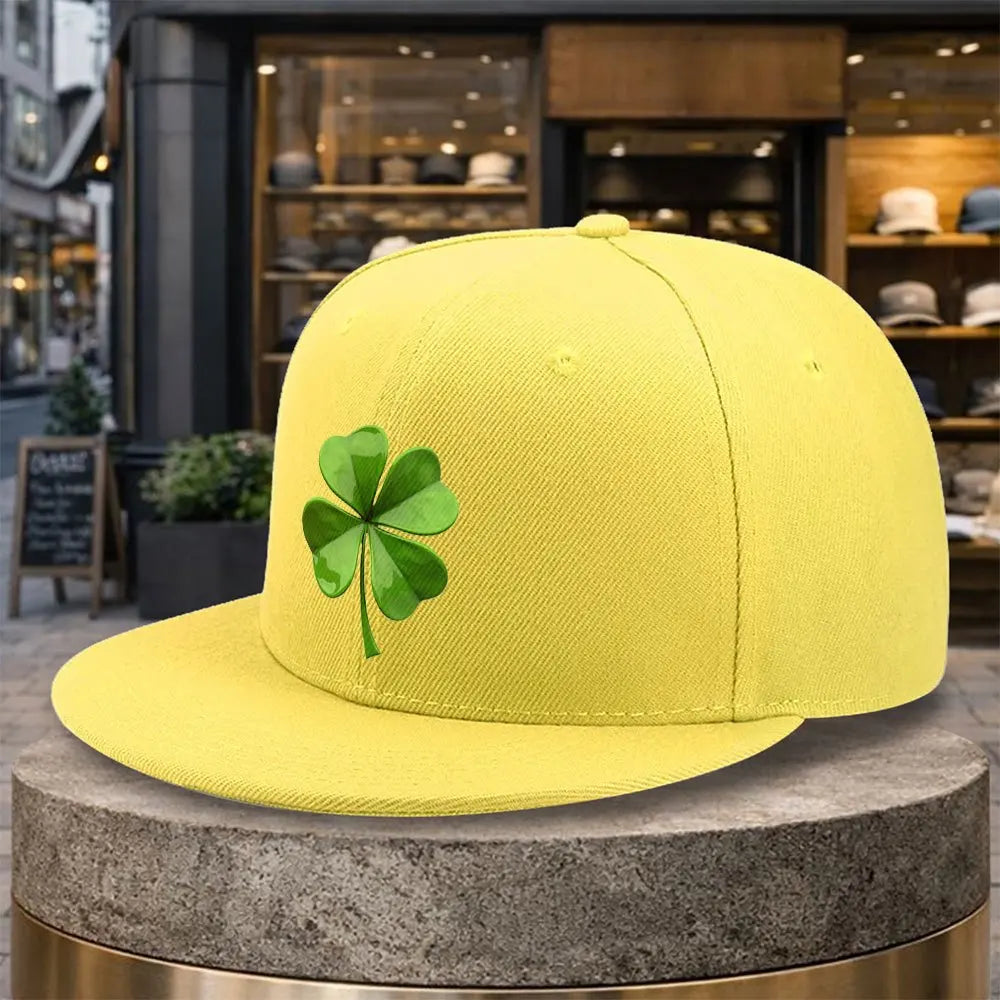 Four Leaf Clover Snapback Cap
