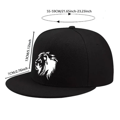 Lion Profile Snapback Cap