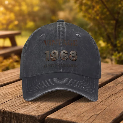 1968 Vintage Printed Baseball Cap